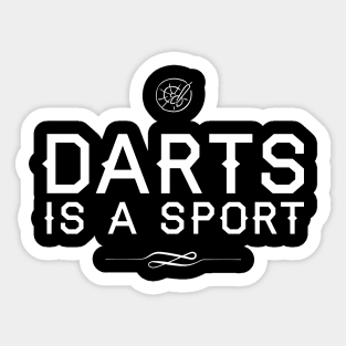 Darts is a Sport Sticker